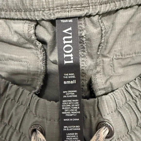 Vuori Women’s Ripstop Drawstring Shorts Sage Green Size Small - Picture 2 of 4